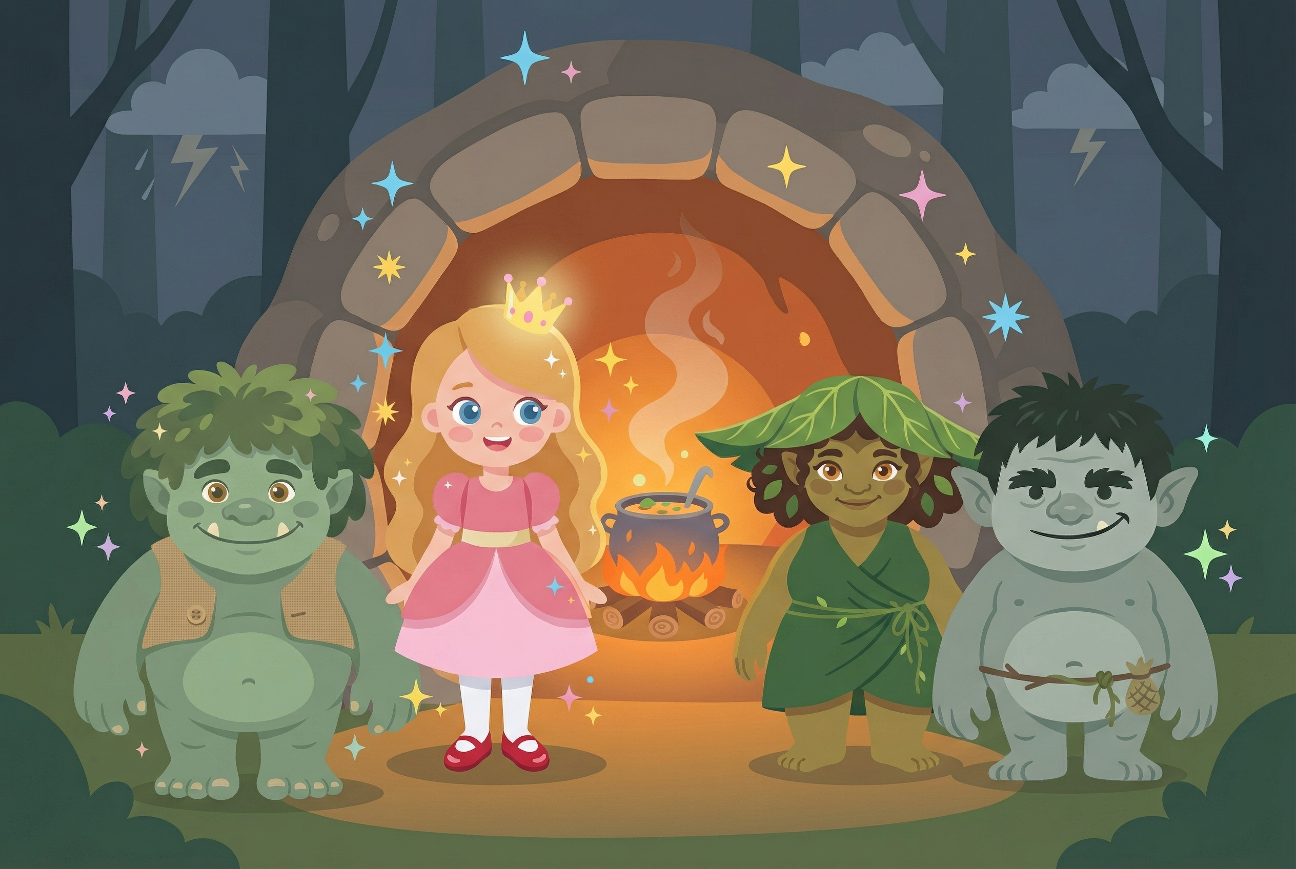 Princess Pippa and the Trolls’ Cozy Cave