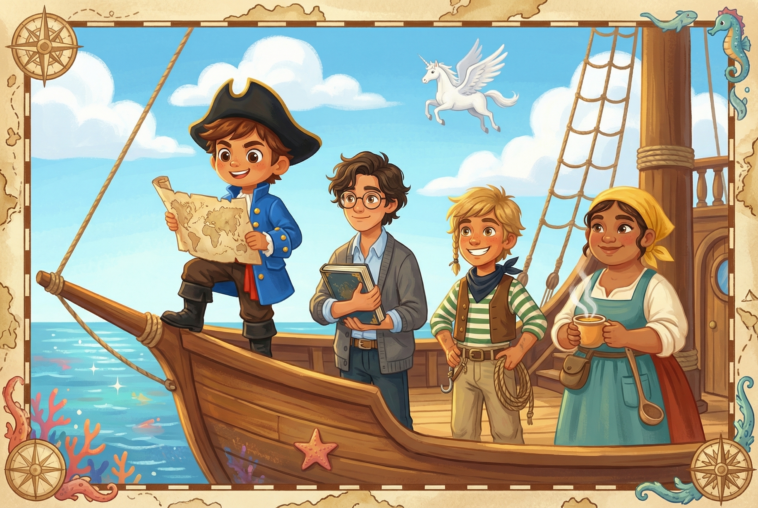 Captain Milo and the Spanish Gold Sea-Book